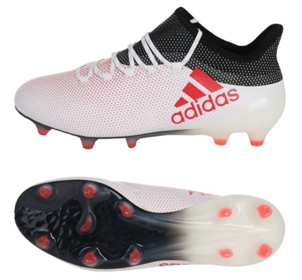 Adidas Hombres X 17.1 FG Botines de fútbol Tech-Fit Fútbol Zapatos Spike  CP9161 Blanco | eBay